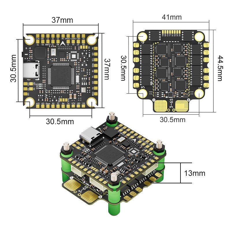 Стек Aocoda-RC F460 F405 V3 60A FC&ESC