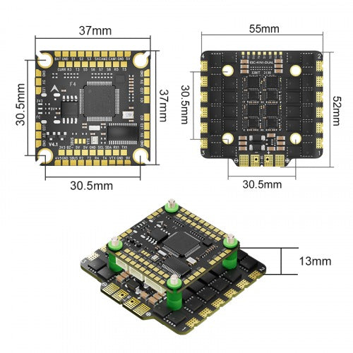 Stack Aocoda-RC F4100 F405 V4 100A FC&ESC