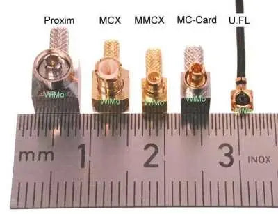 Перехідник кутовий Pigtail MMCX на RPSMA 100mm RG316
