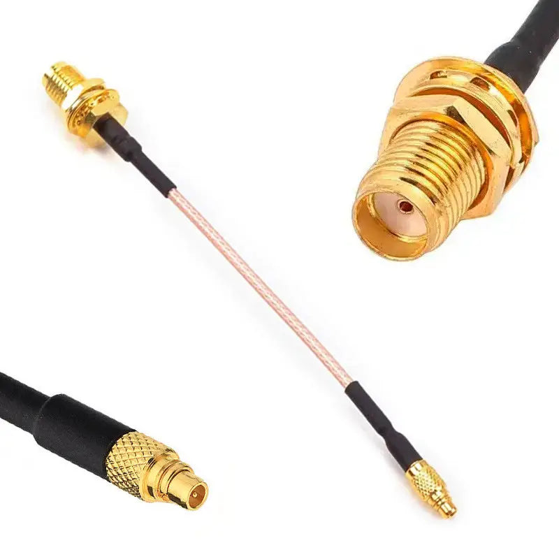 Перехідник прямий Pigtail MMCX на RPSMA 100mm RG316