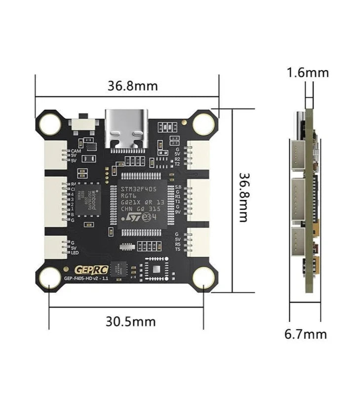 Регулятор швидкості GEPRC TAKER F405 50A ESC