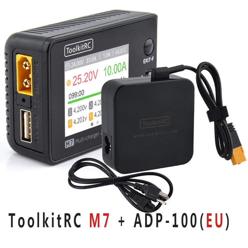 Комплект для зарядки ToolkitRC M7 200W + Блок живлення ADP100 100W