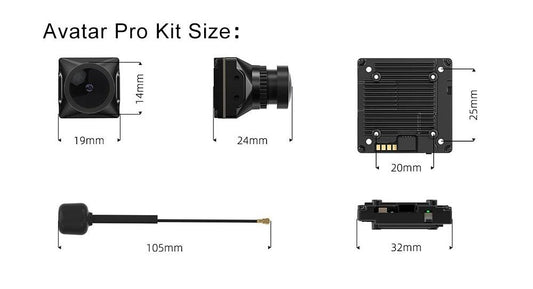 Цифрова система Walksnail Avatar Kit HD V2 32Gb PRO (1 антена)