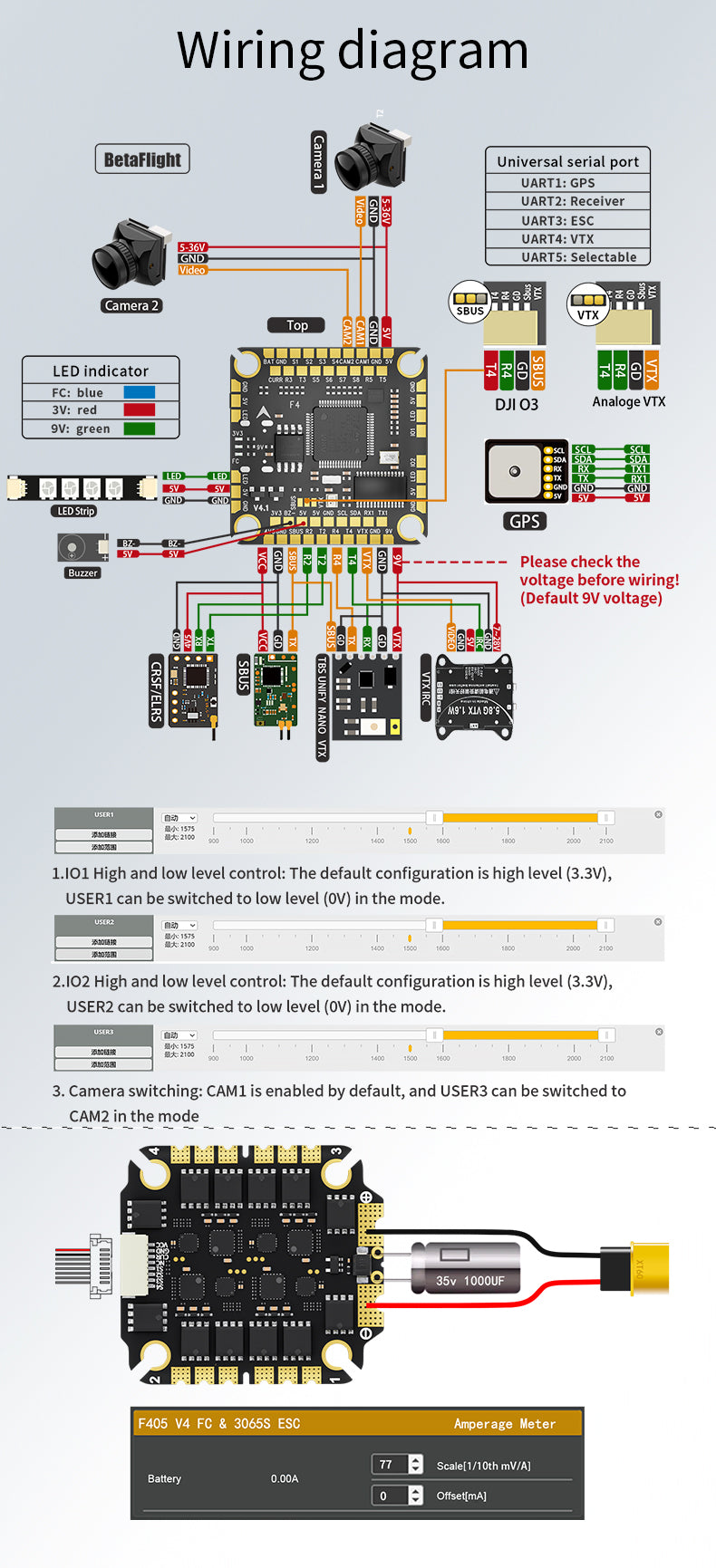 Стек Aocoda-RC F465S F405 V4 65A FC&ESC