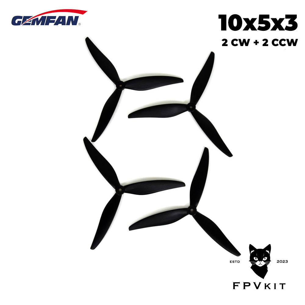 Пропелери Gemfan 1050 10x5x3 (2CW+2CCW)