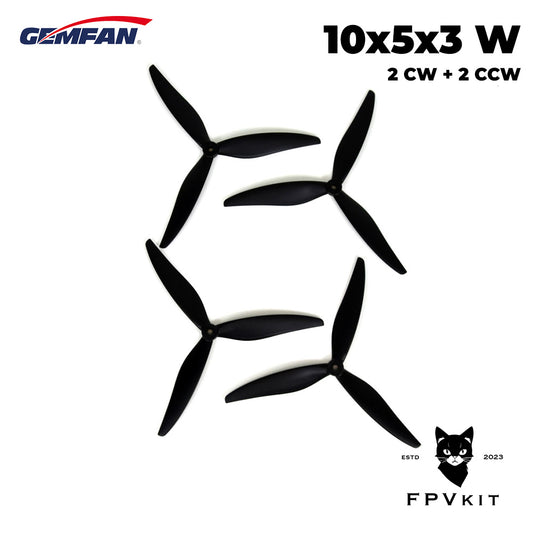 Пропелери Gemfan 1050 10x5x3 W (2CW+2CCW)