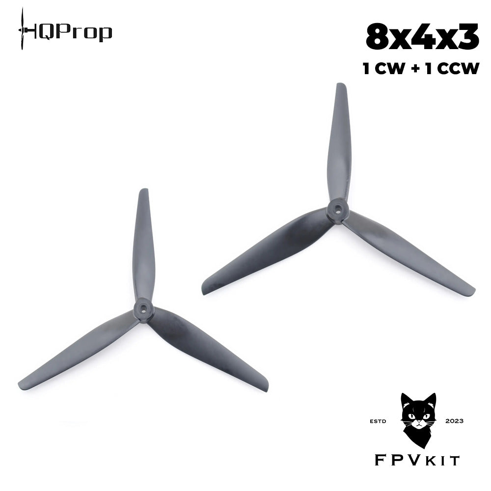 Пропелери HQProp 8040 8x4x3 (1CW+1CCW)