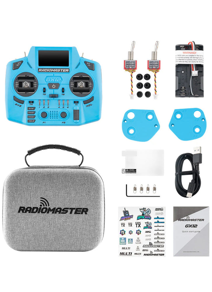 Пульт керування RadioMaster GX12 Crush ELRS M2