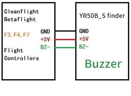 Автономний електромагнітний буззер (пищалка) iFlight YR50B_S для пошуку моделі