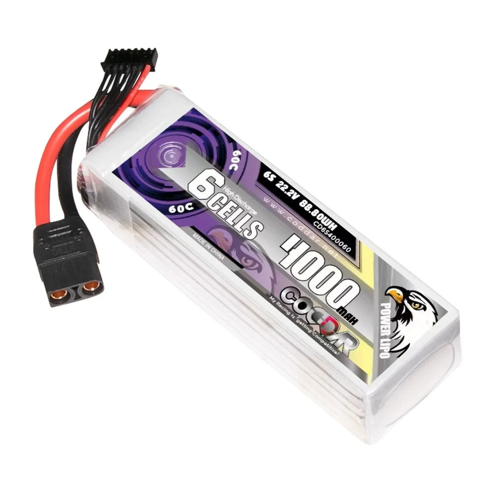 Акумулятор LIPO CODDAR Eagle 4000mah 6S XT60 22.2V 60C