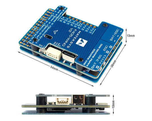 Flight Controller Matek F405 WING v2