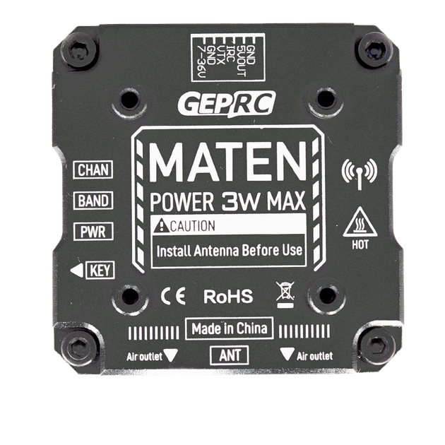Відеопередавач GEPRC MATEN 3W 4.9-5.8G