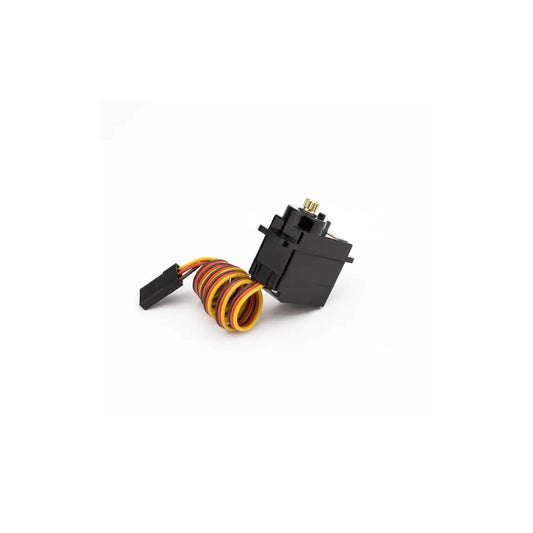 Mechanical component with coiled cable on a white background