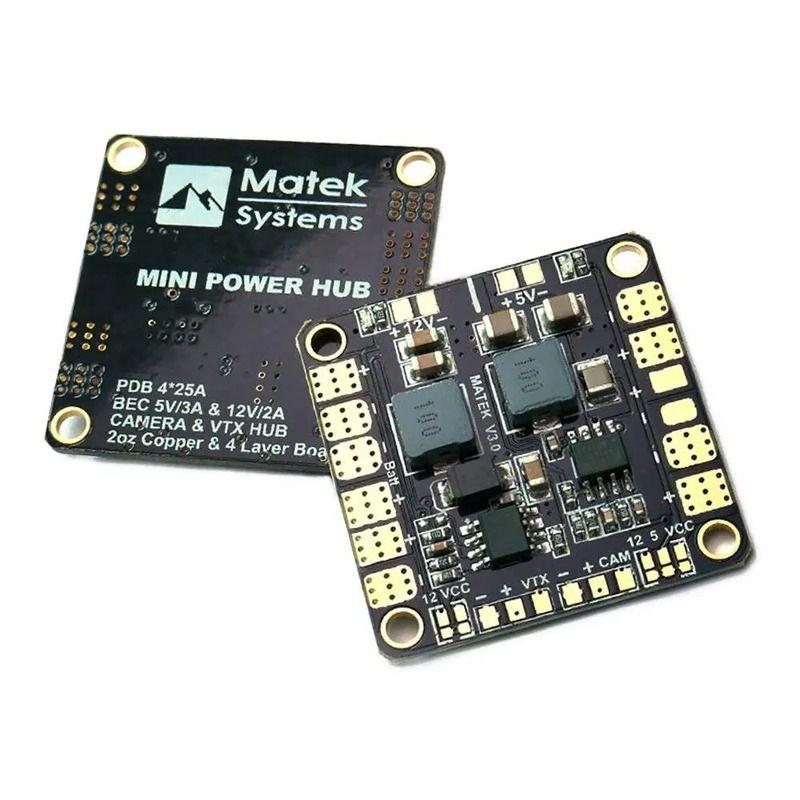 Matek Mini Power Hub V3.1 — top and bottom sides