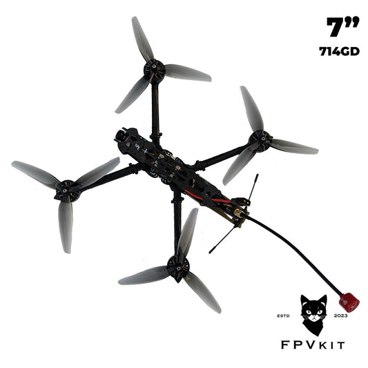 Готовий до польоту FPV дрон 7" 714GD