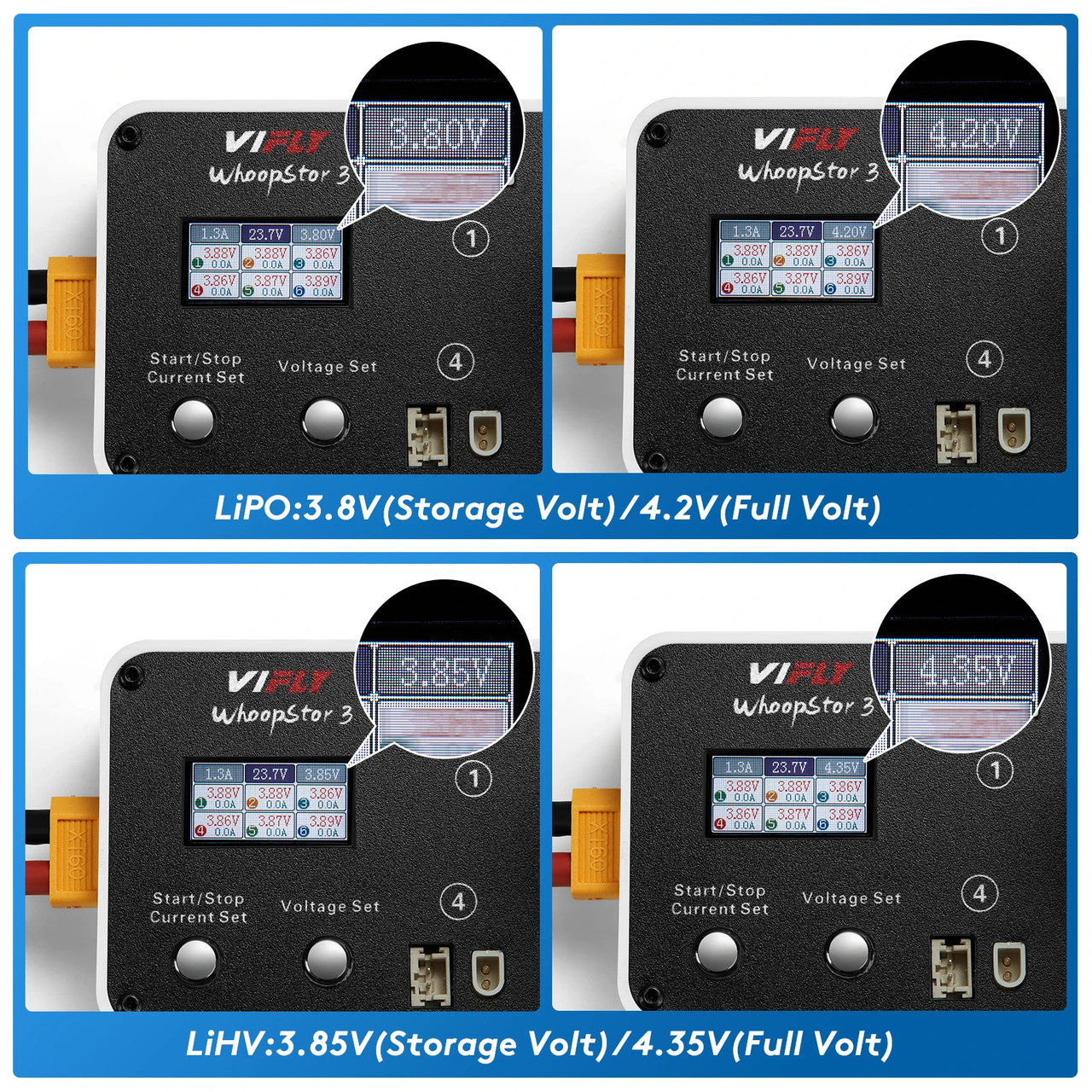 VIFLY WhoopStor 3 v3 - розумний зарядний пристрій