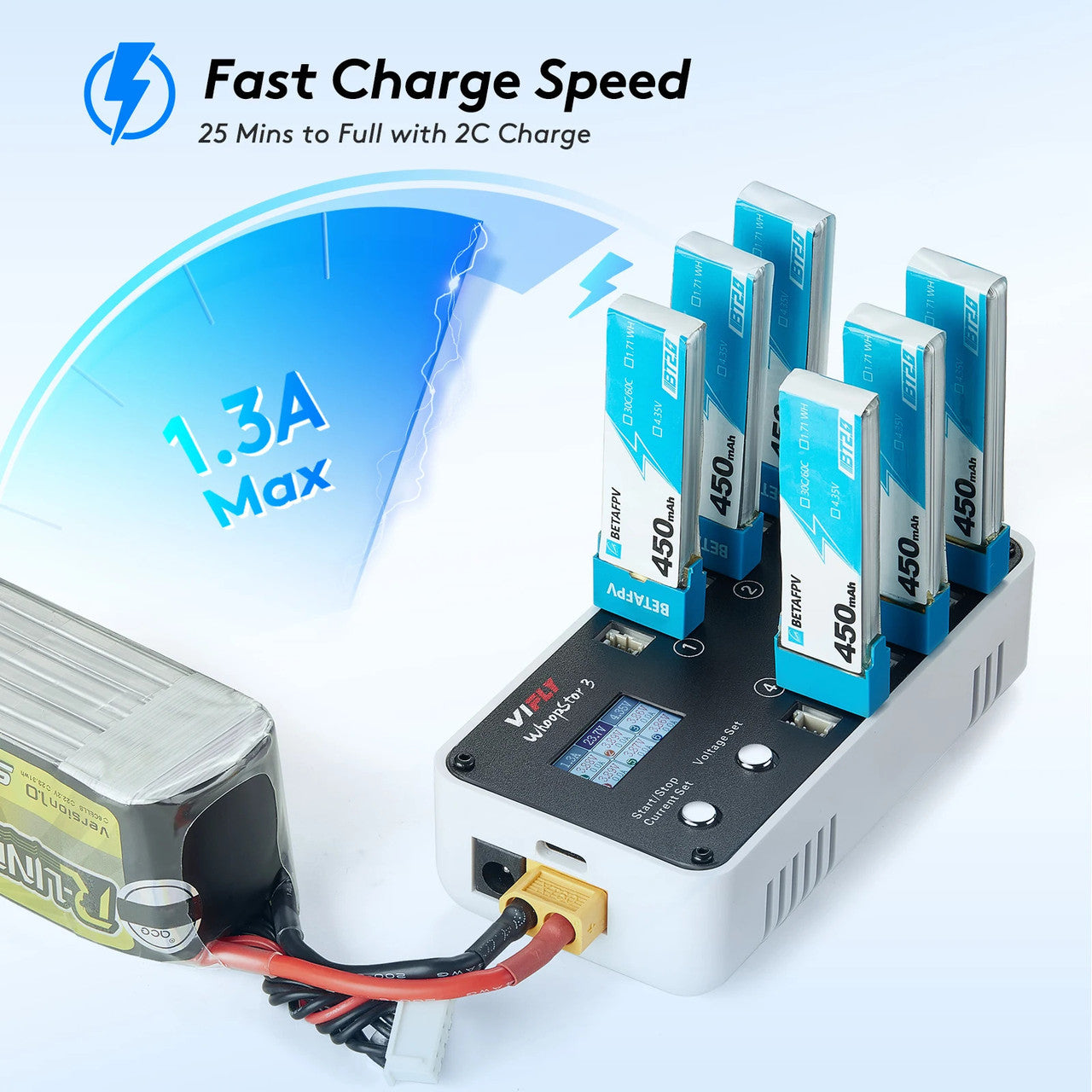 VIFLY WhoopStor 3 v3 - розумний зарядний пристрій