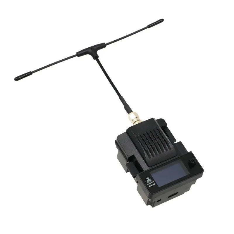 EMAX Aeris Link ELRS 2W 915MHz Micro — with antenna attached