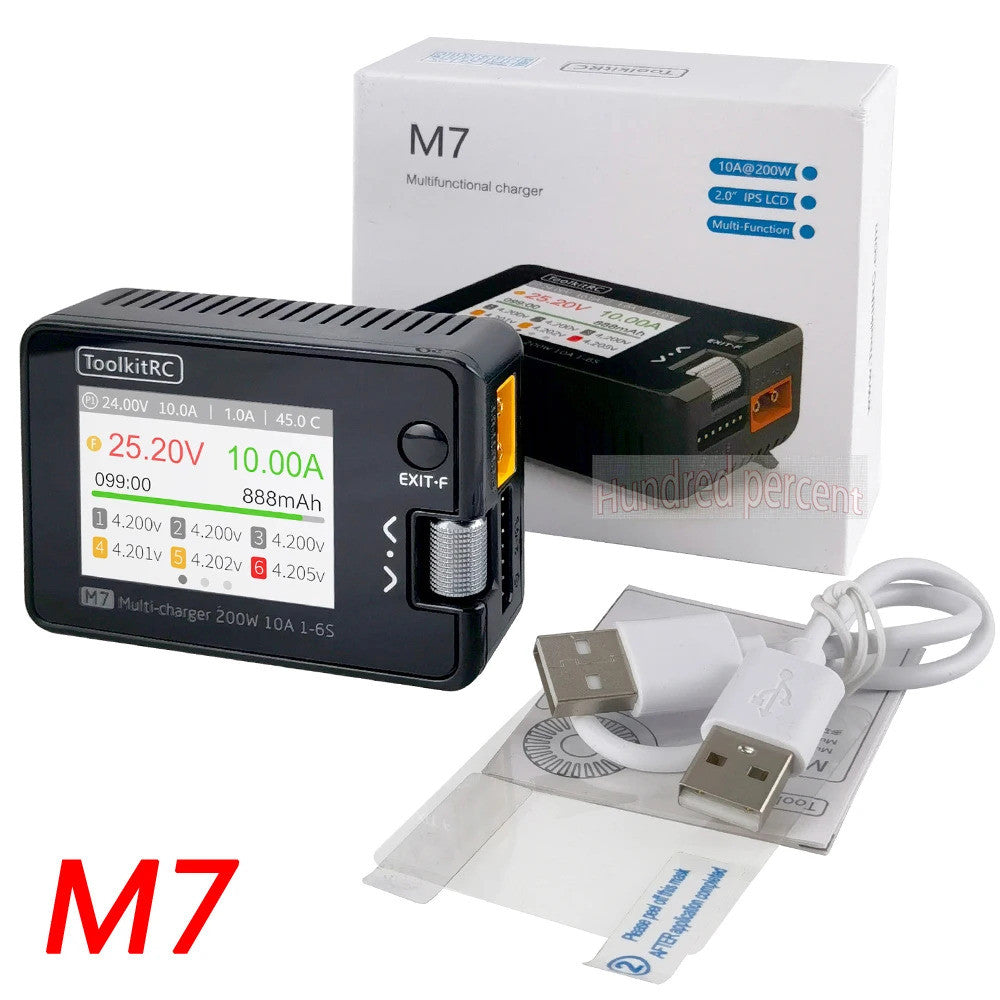 Комплект для зарядки ToolkitRC M7 200W + Блок живлення ADP100 100W