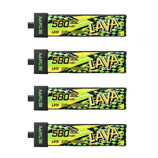 Акумулятори BetaFPV 1S LAVA 580mAh 75C (Комплект 4 шт.)