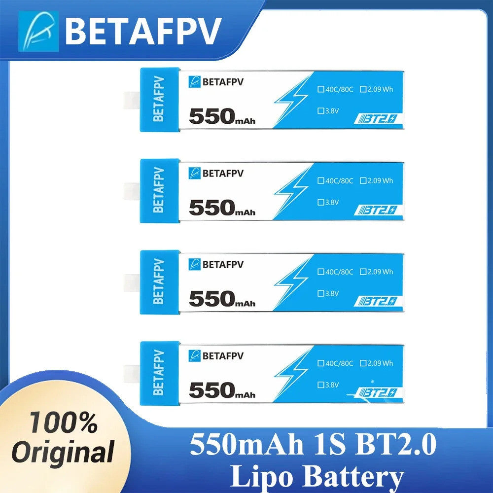 BetaFPV 1S BT2.0 550mAh (4 pcs)