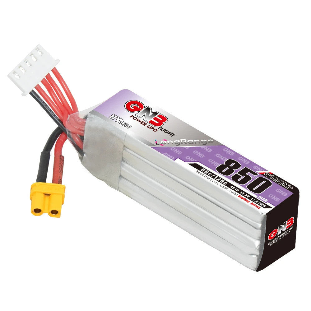 Gaoneng GNB 2S 850mAh 60C HV XT30 Високовольтний LiPo акумулятор