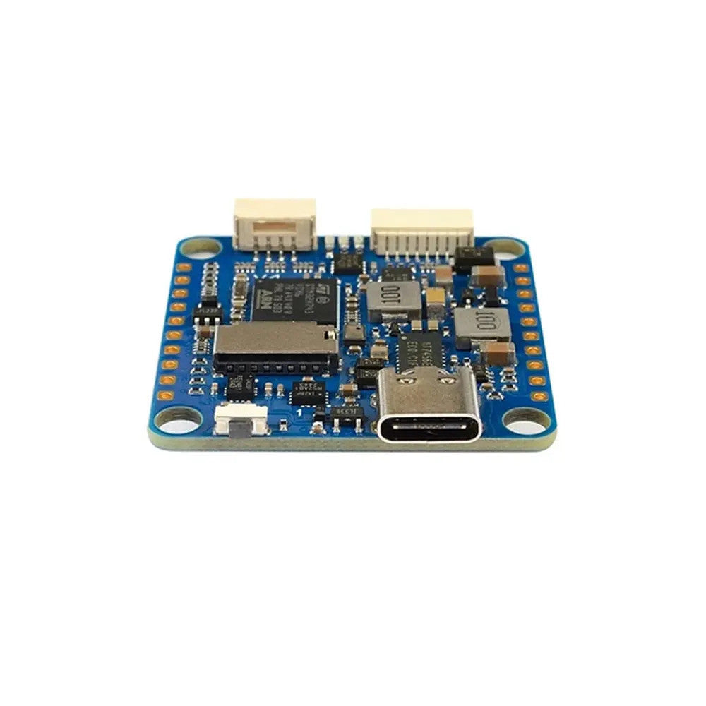 Matek H743 Slim V4 Flight Controller — side view with USB-C