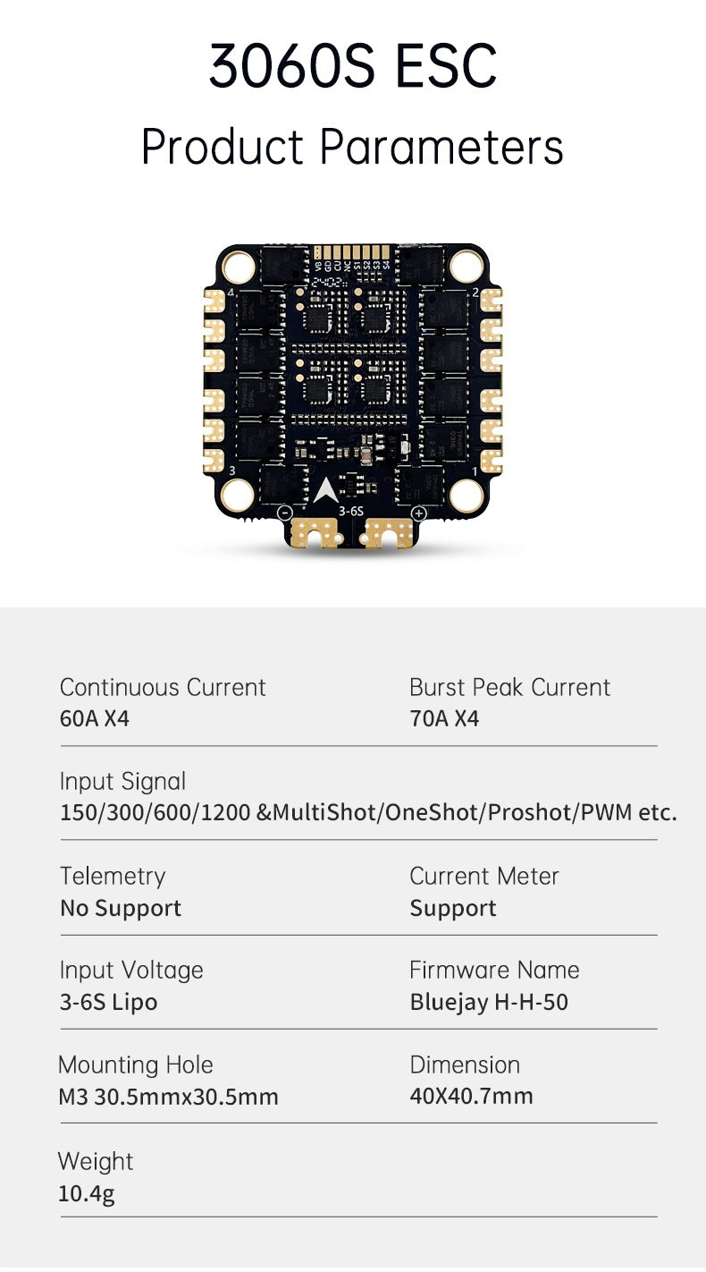 Стек Aocoda-RC F460S F405 V4 60A FC&ESC