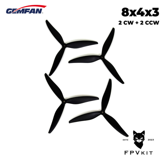 Пропелери Gemfan 8040 8x4x3 (2CW+2CCW)