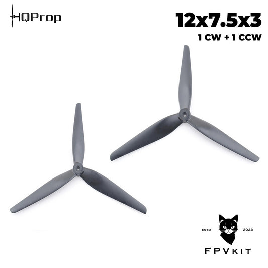 Пропелери HQProp MacroQuad 1275 12x7.5x3 (1CW+1CCW)