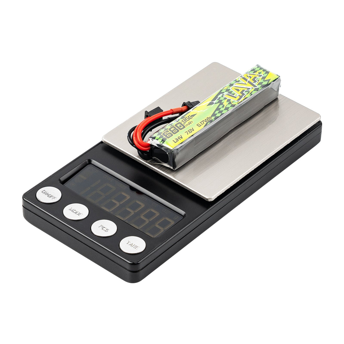 Акумулятор BetaFPV LAVA II 2S 680mAh — один пак на вагах
