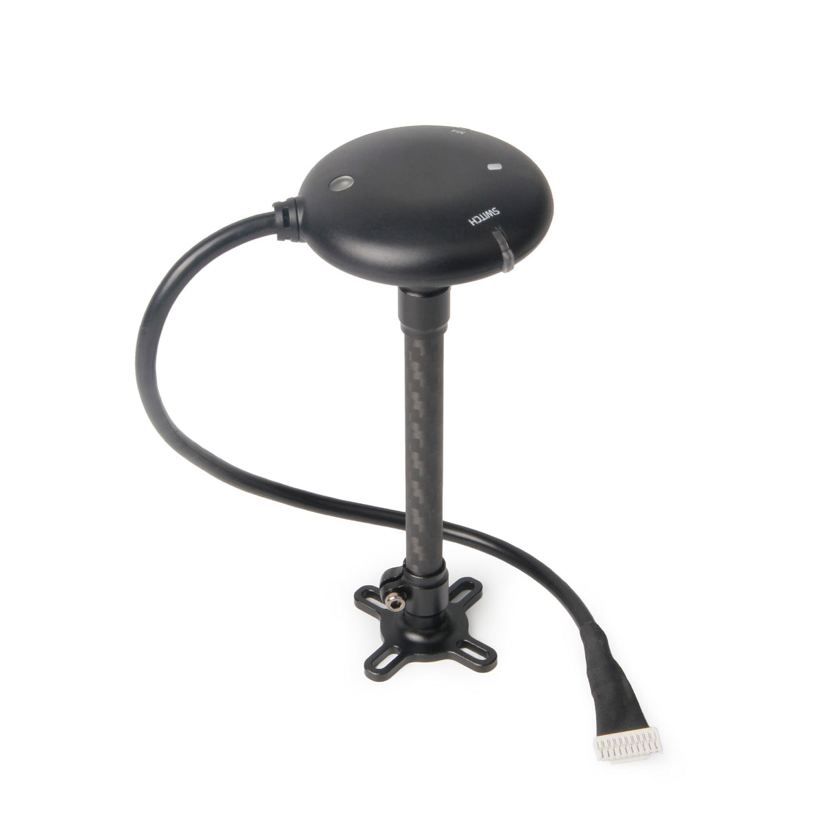 GPS модуль Holybro M9N GPS 10-pin — на карбоновій стійці