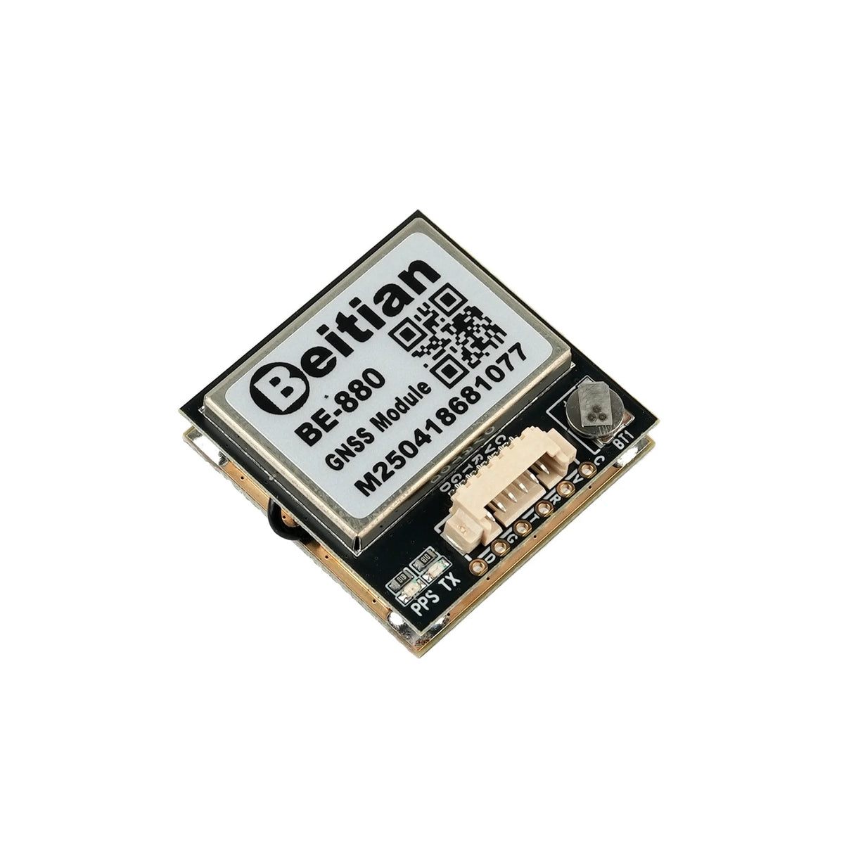 GPS модуль Beitian BE-880 M10 — верхня сторона з маркуванням