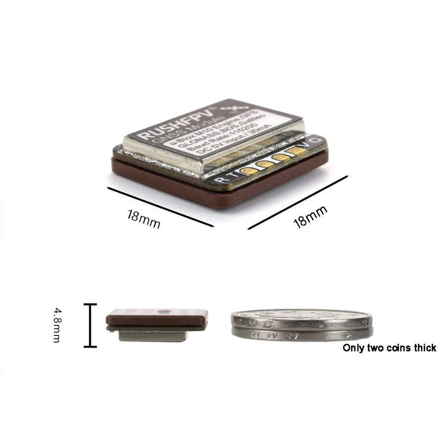 Міні GPS модуль RushFPV GNSS M10 MINI