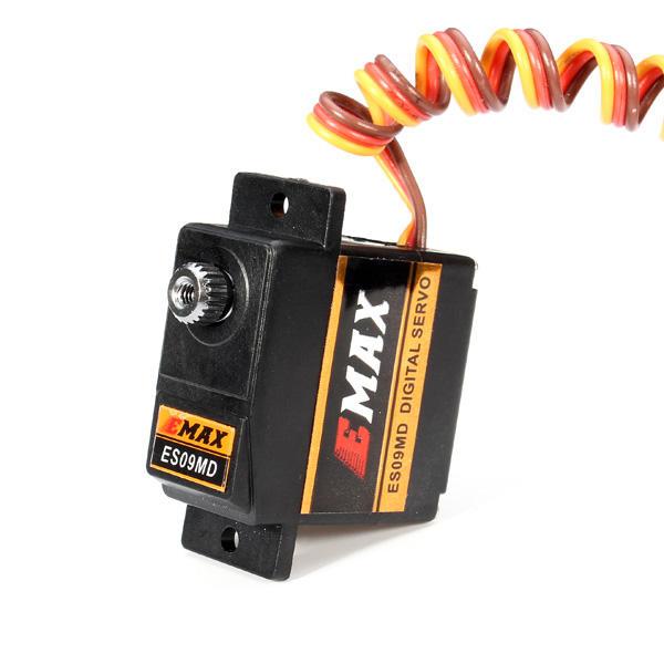 EMAX ES09MD servo — side view with wire