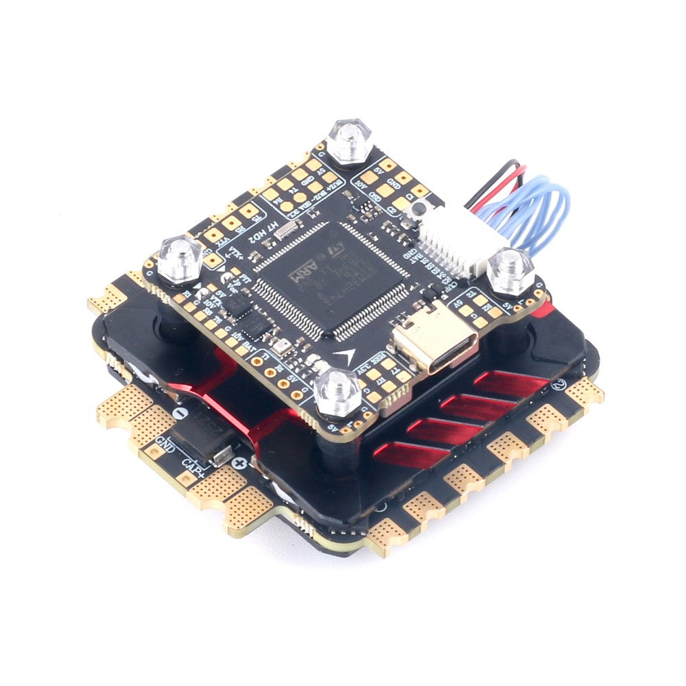 SKYSTARS H743 HD2 + KM80 80A stack assembled