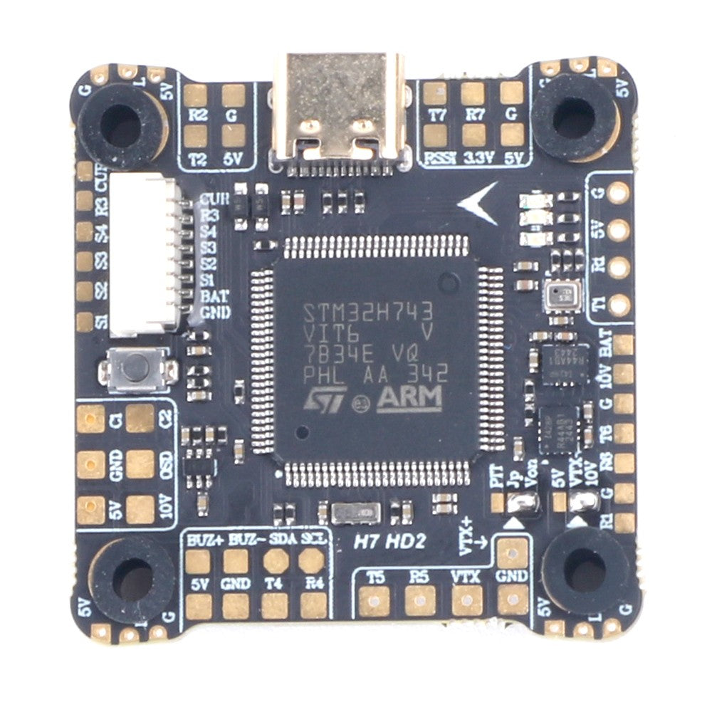 SKYSTARS H743 HD2 flight controller, top
