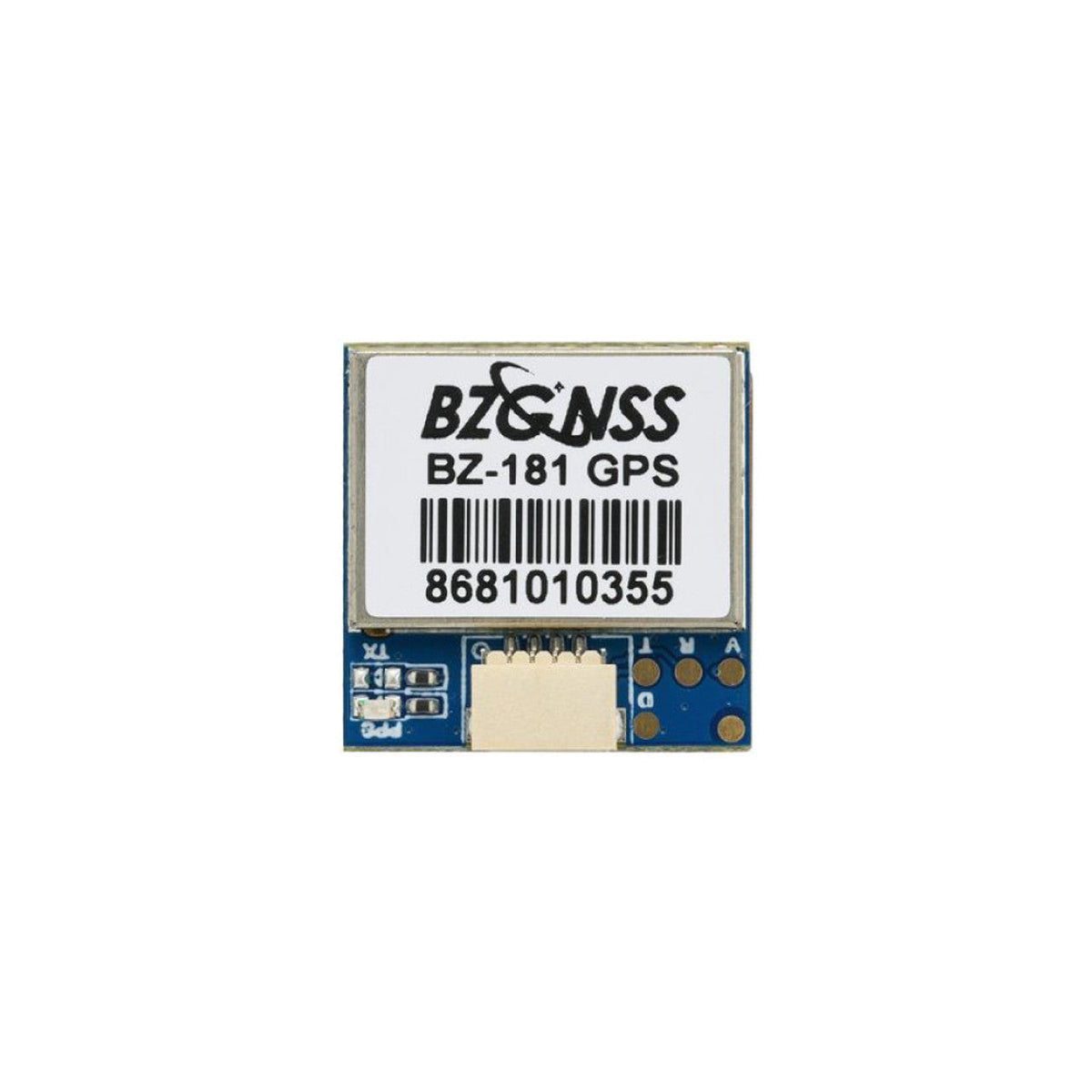 GPS модуль BZGNSS BZ-181 M10 — вигляд зверху з роз'ємом