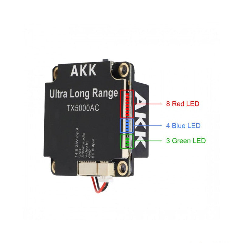 Відеопередавач AKK Ultra Long Range 5W 4.9G-6G